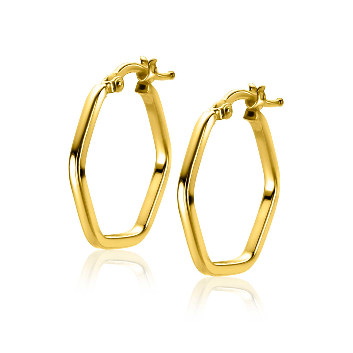 Zinzi Pendientes Chapado en Oro ZIO-BF75G