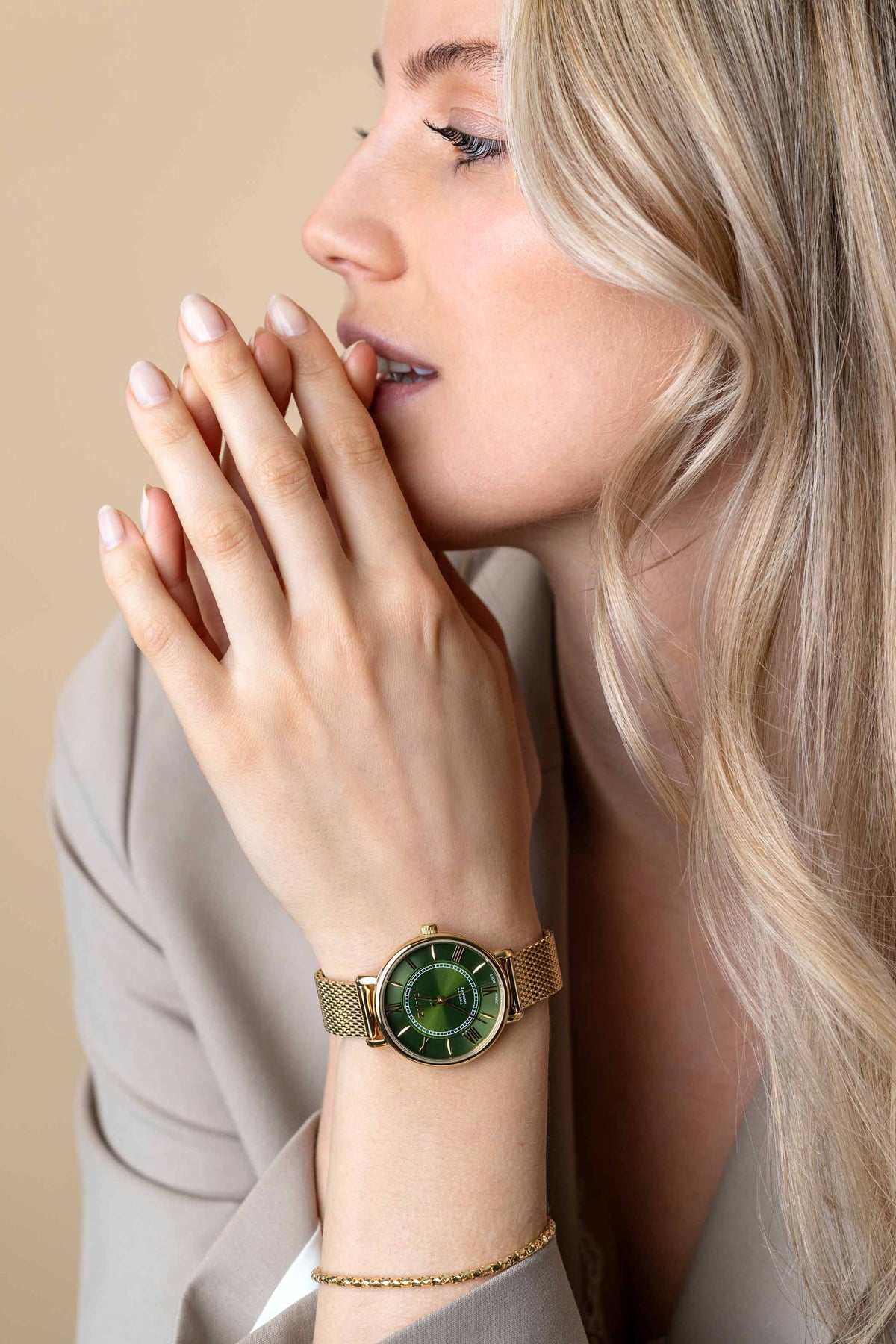 Reloj chapado en oro Ziw2054
