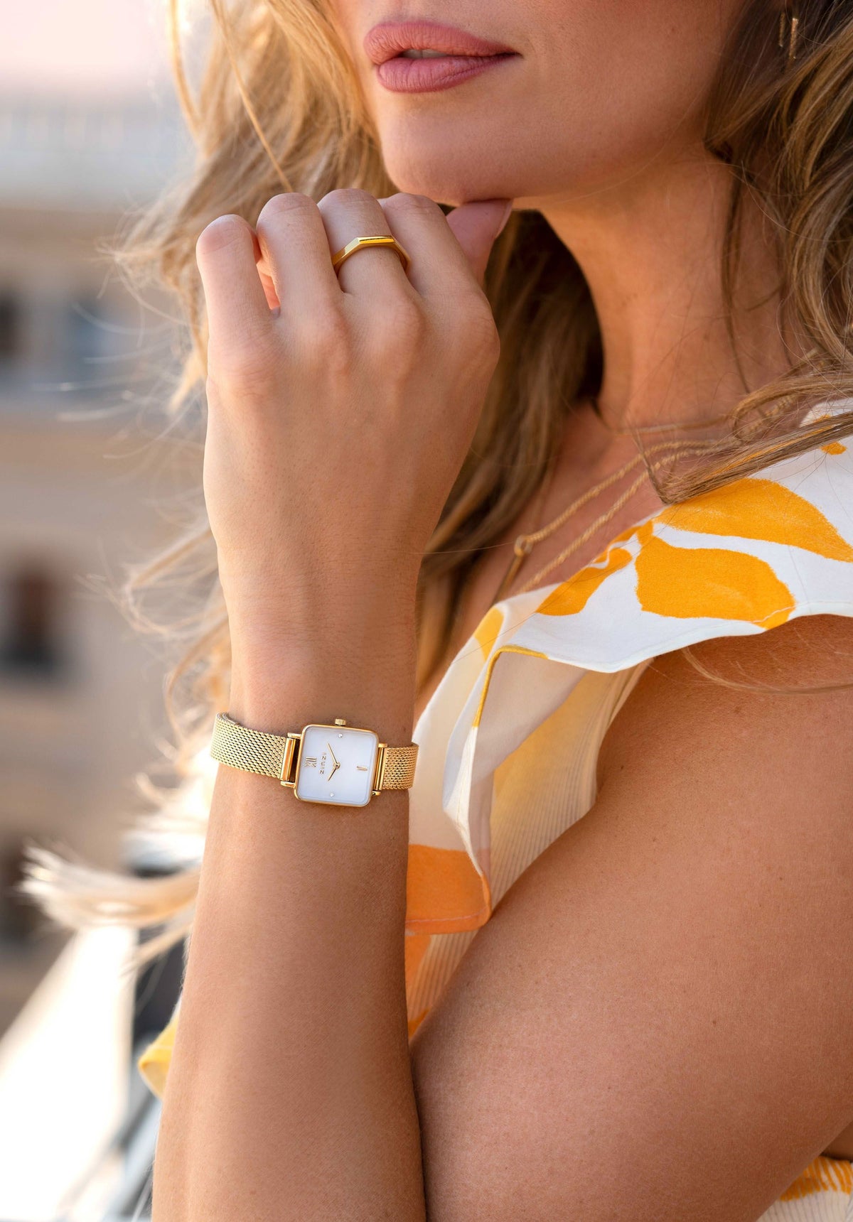 Reloj chapado en oro Ziw1734