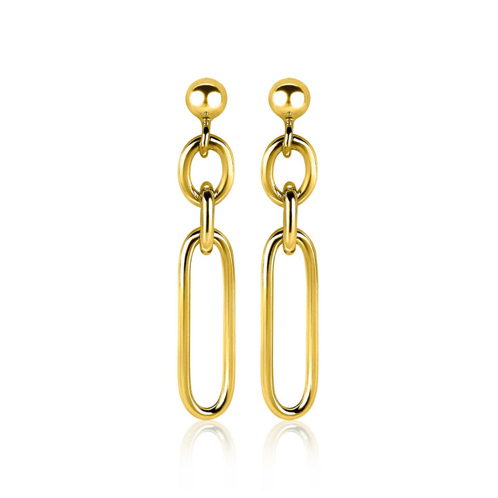 Zinzi Lange Oorbellen Gold Plated Zio1991 G