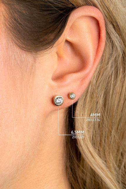 Zinzi Pendientes Chapado en Oro Zio1177 G