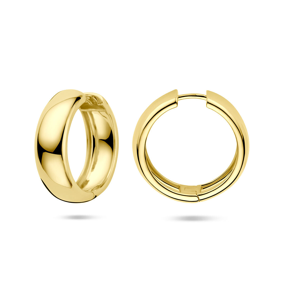 Aros de plata chapados en oro – plata 925 con baño de oro amarillo