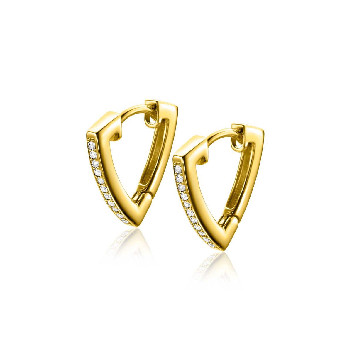 Zinzi aros plata chapado en oro ZIO2607