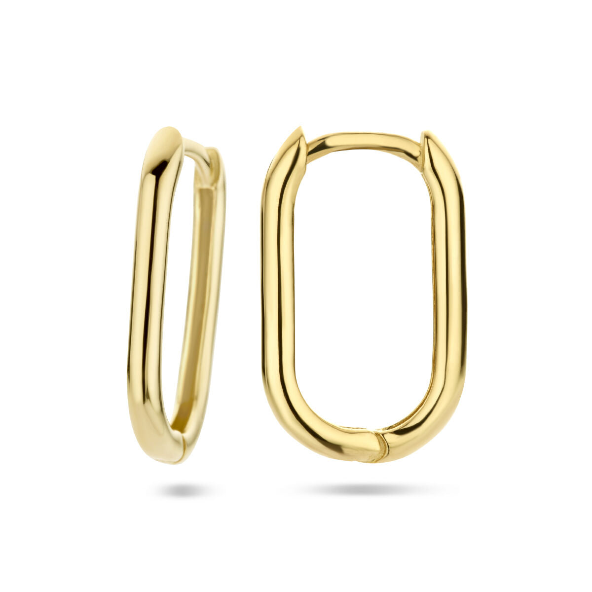 aros paperclip 14K oro amarillo