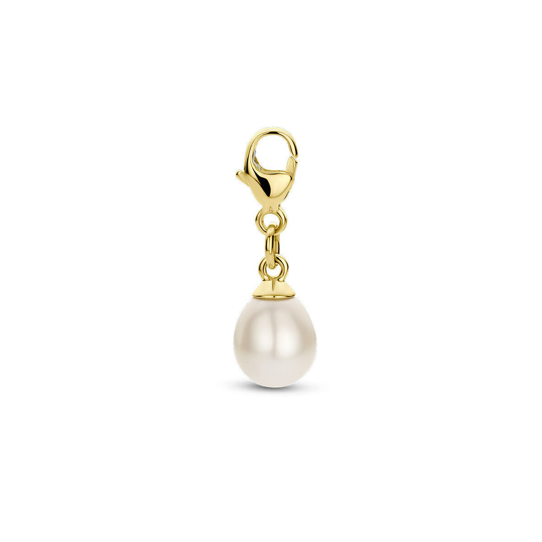 slotbedel parel 14K geelgoud