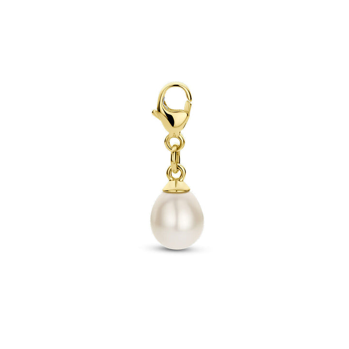 slotbedel parel 14K geelgoud