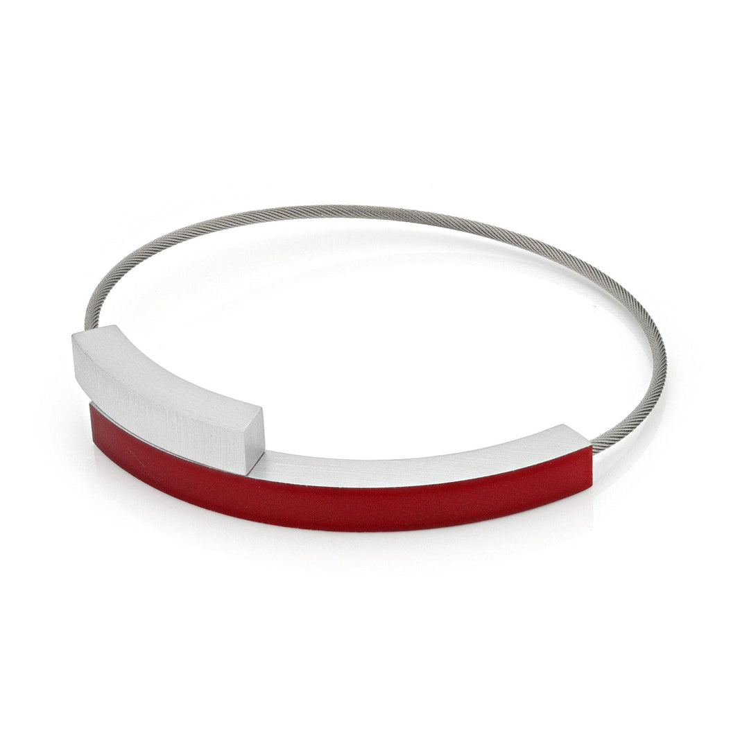 Armband Twee boogjes Rood A34R