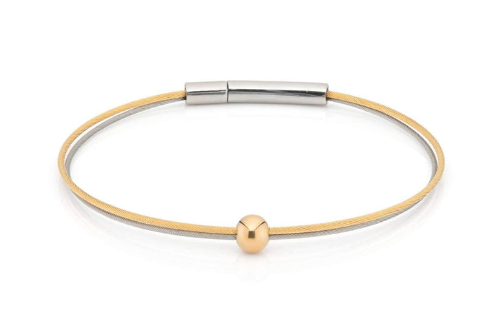 Thinking of You armband bolletje goudkleurig