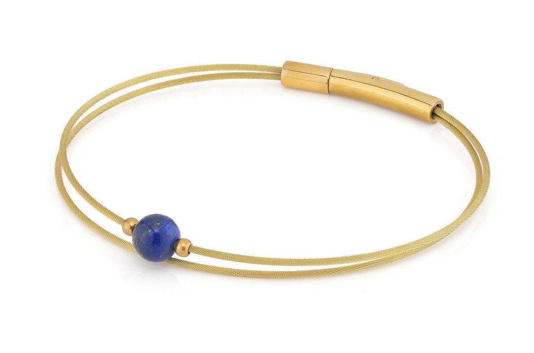 Thinking of You Armband Lapis lazuli goudkleurig A716GG