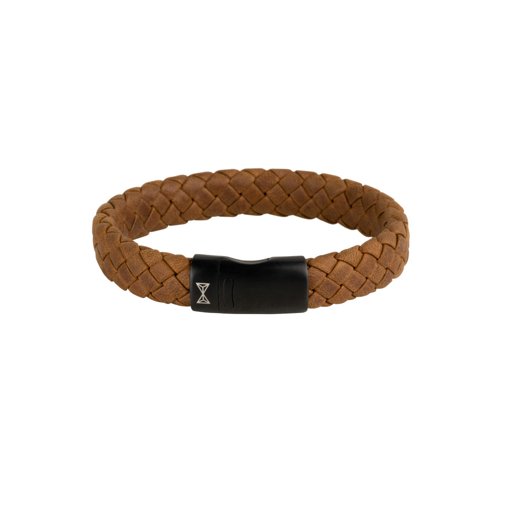 Leren armband heren - Iron Jack Noyer-on-Black