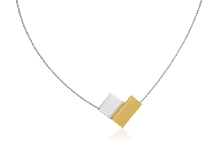 Collier V-vorm Goudkleurig|Geel C150G