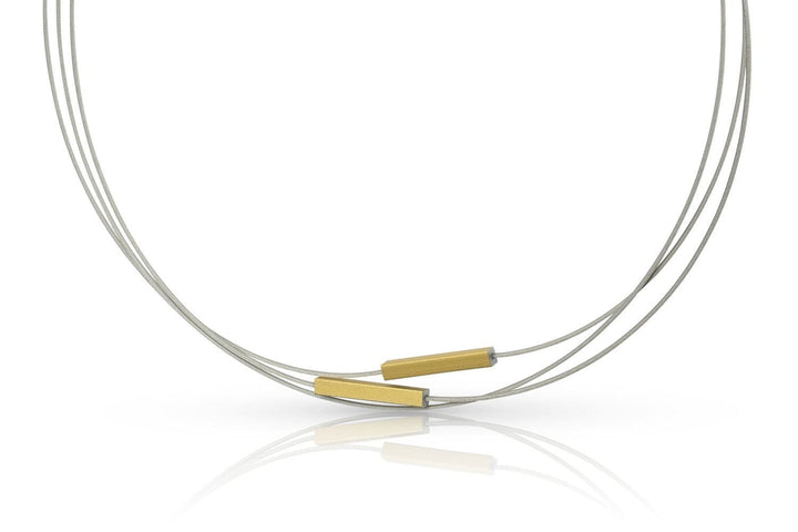 Collier Staafjes Goudkleurig C243G