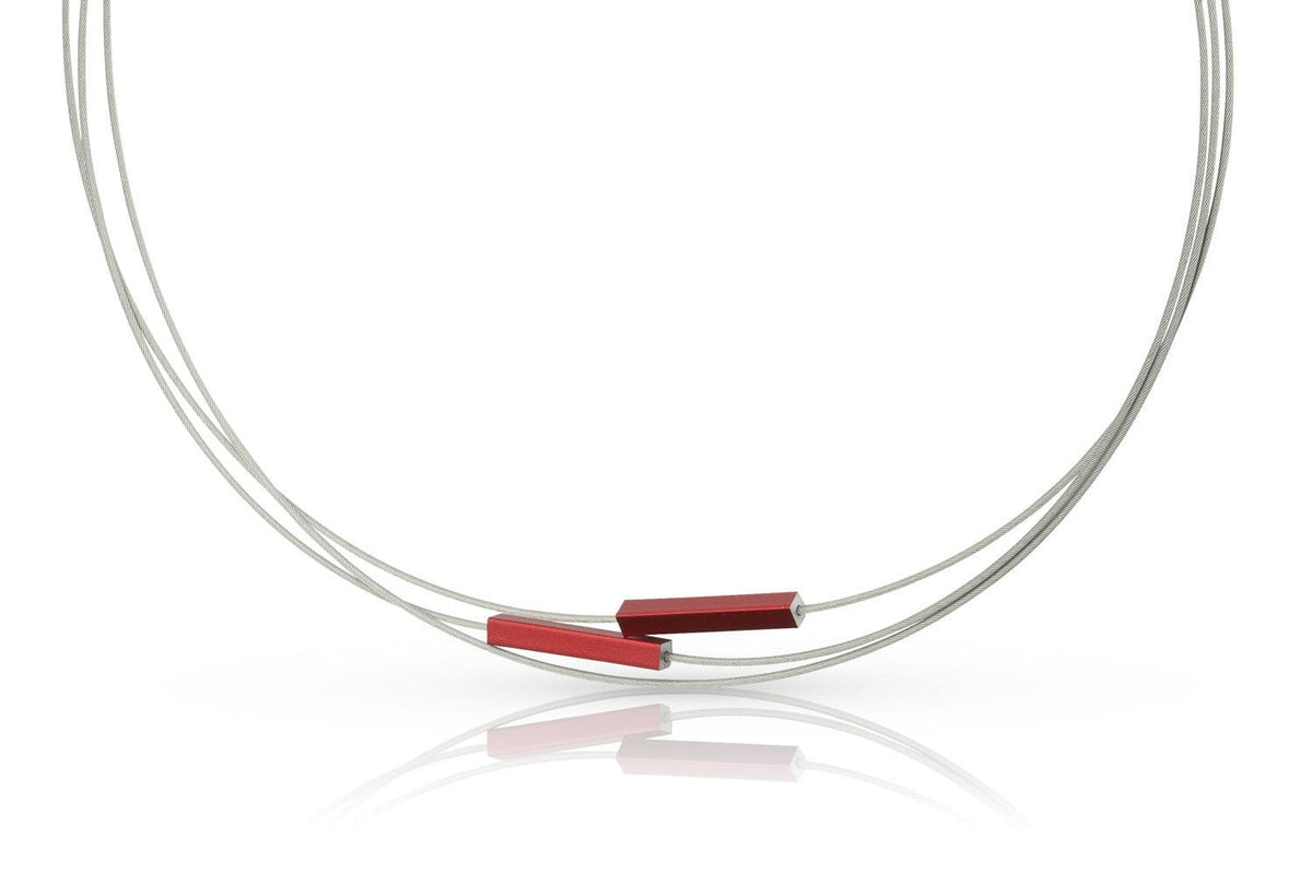 Collar Barras Rojas C243R