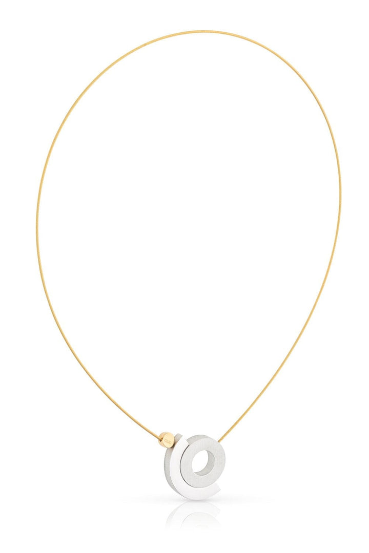 Collier Ring in halve ring C248G
