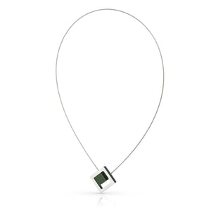 Collar Cubo en cuadrado C25GR