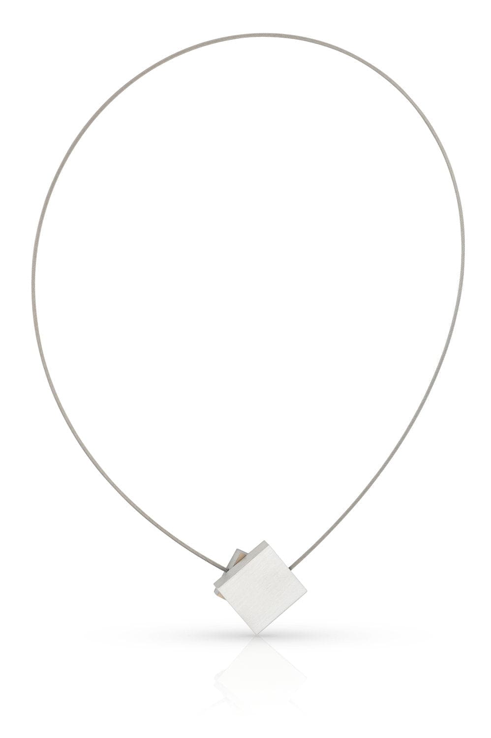 Collar Cuadrado con cuadrado de color C263AG