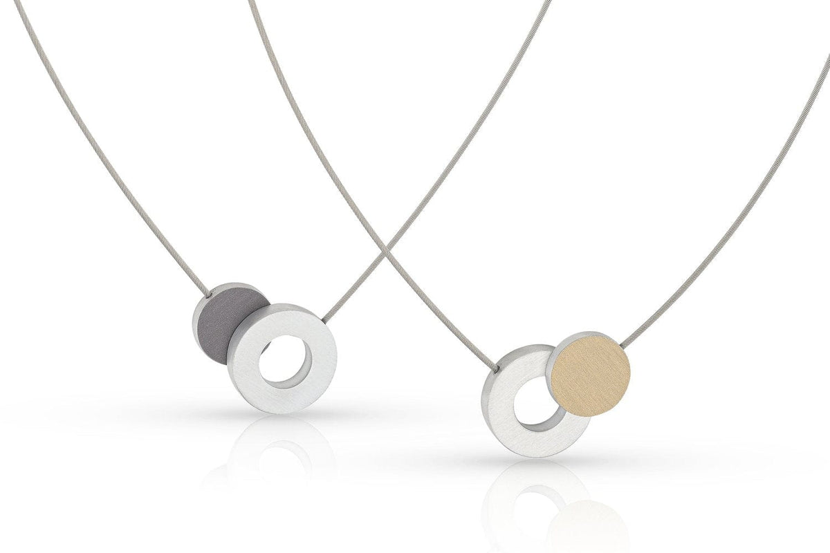 Collar círculo de color y un anillo C265G
