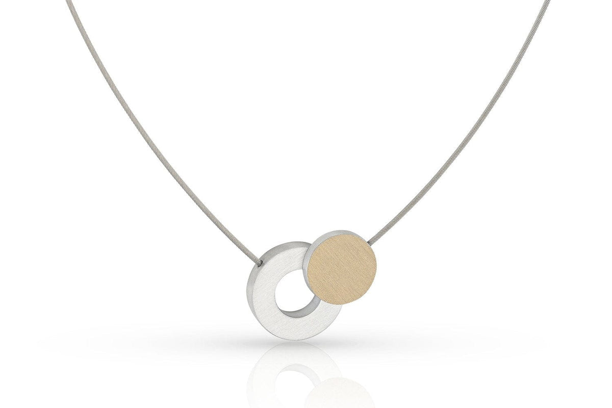 Collar círculo de color y un anillo C265G