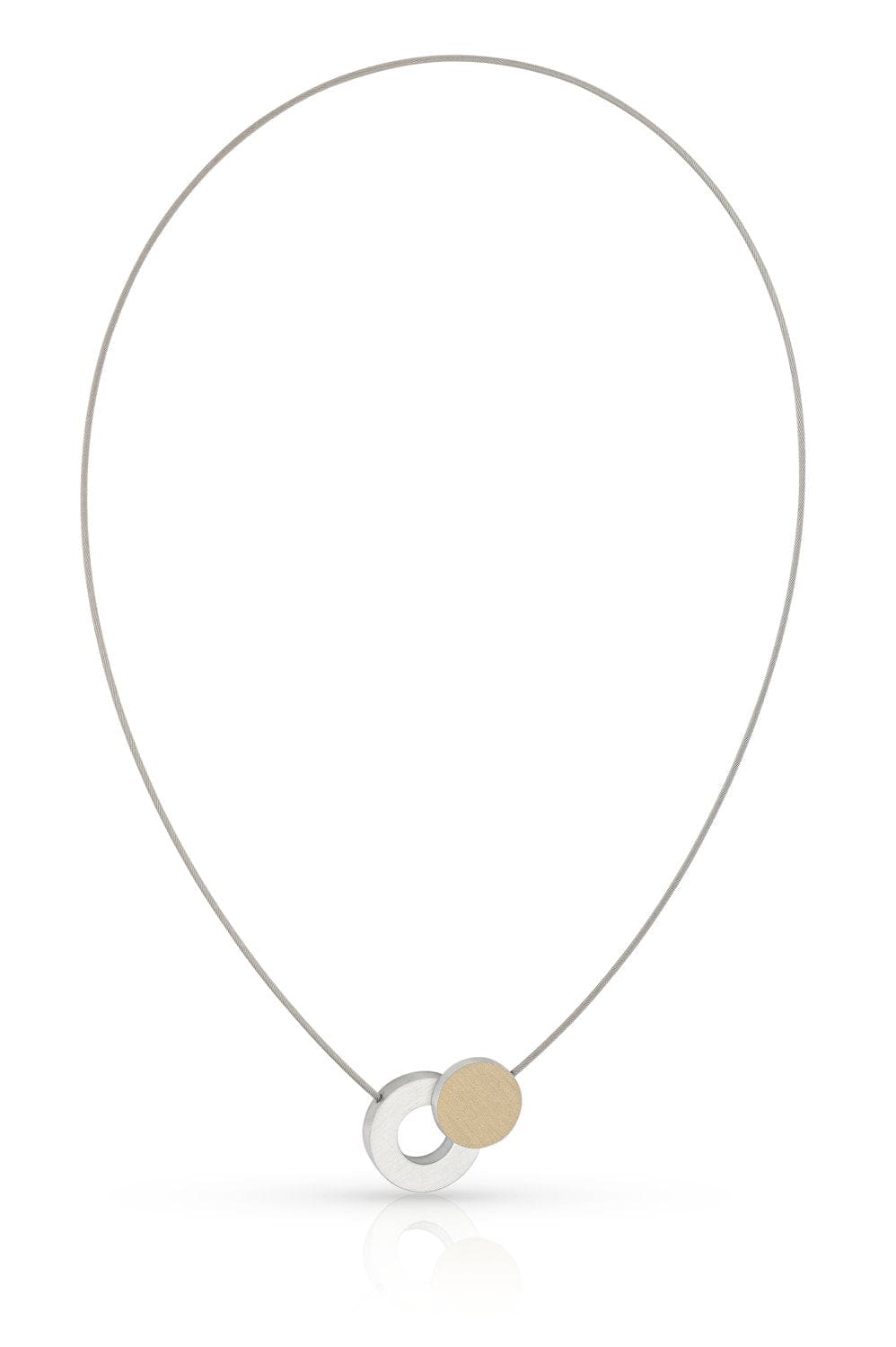 Collar círculo de color y un anillo C265G