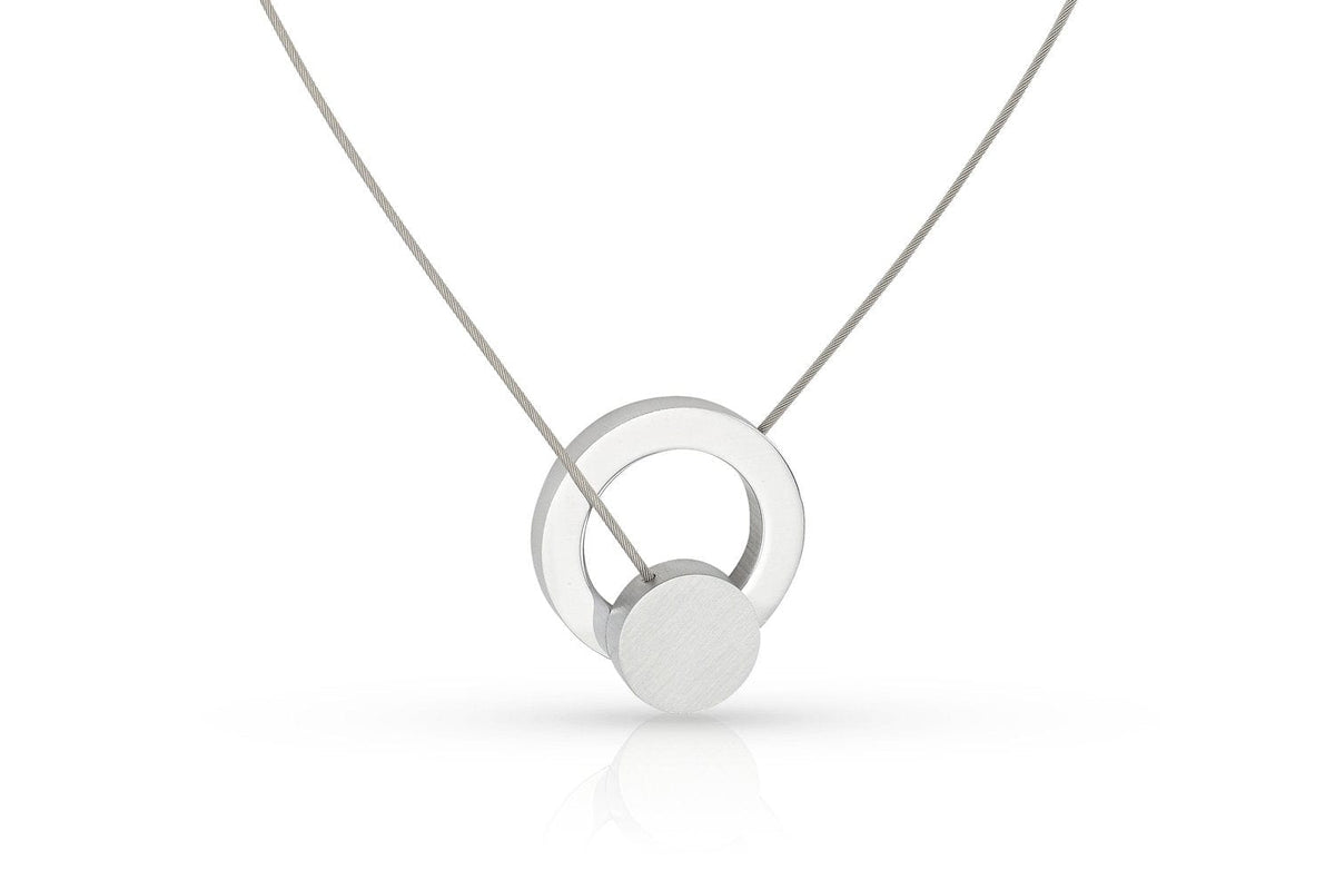 Collar círculo y un anillo C266