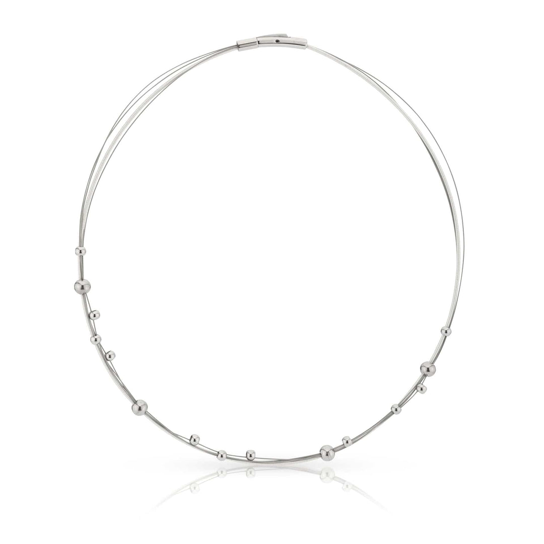 Collier speelse bolletjes basic C269