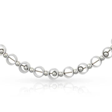 Collar color plata C286