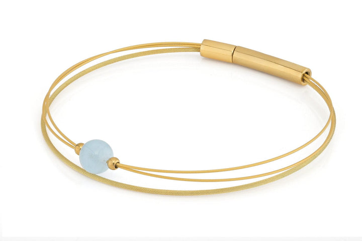 Thinking of You armband Aquamarijn goudkleurig A721GG