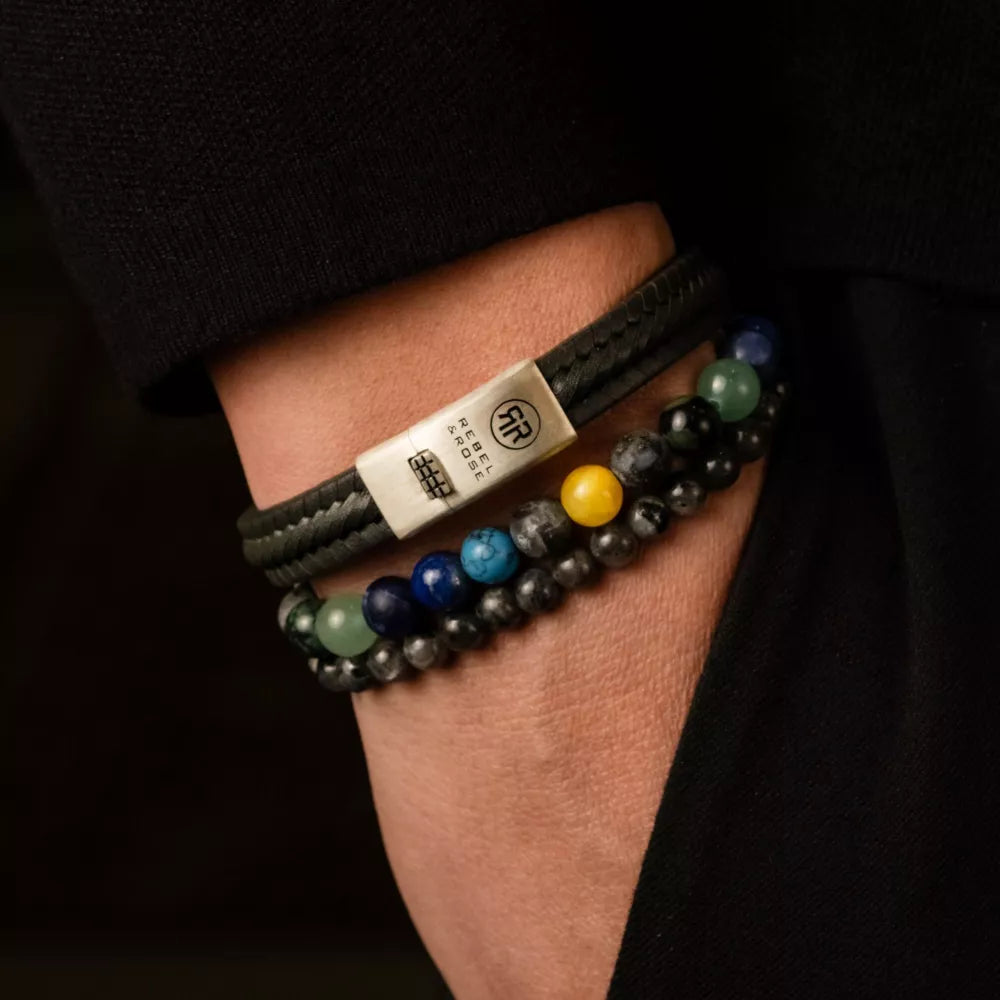 Ocean Reef - 8mm - Pulsera de hombre de cuentas