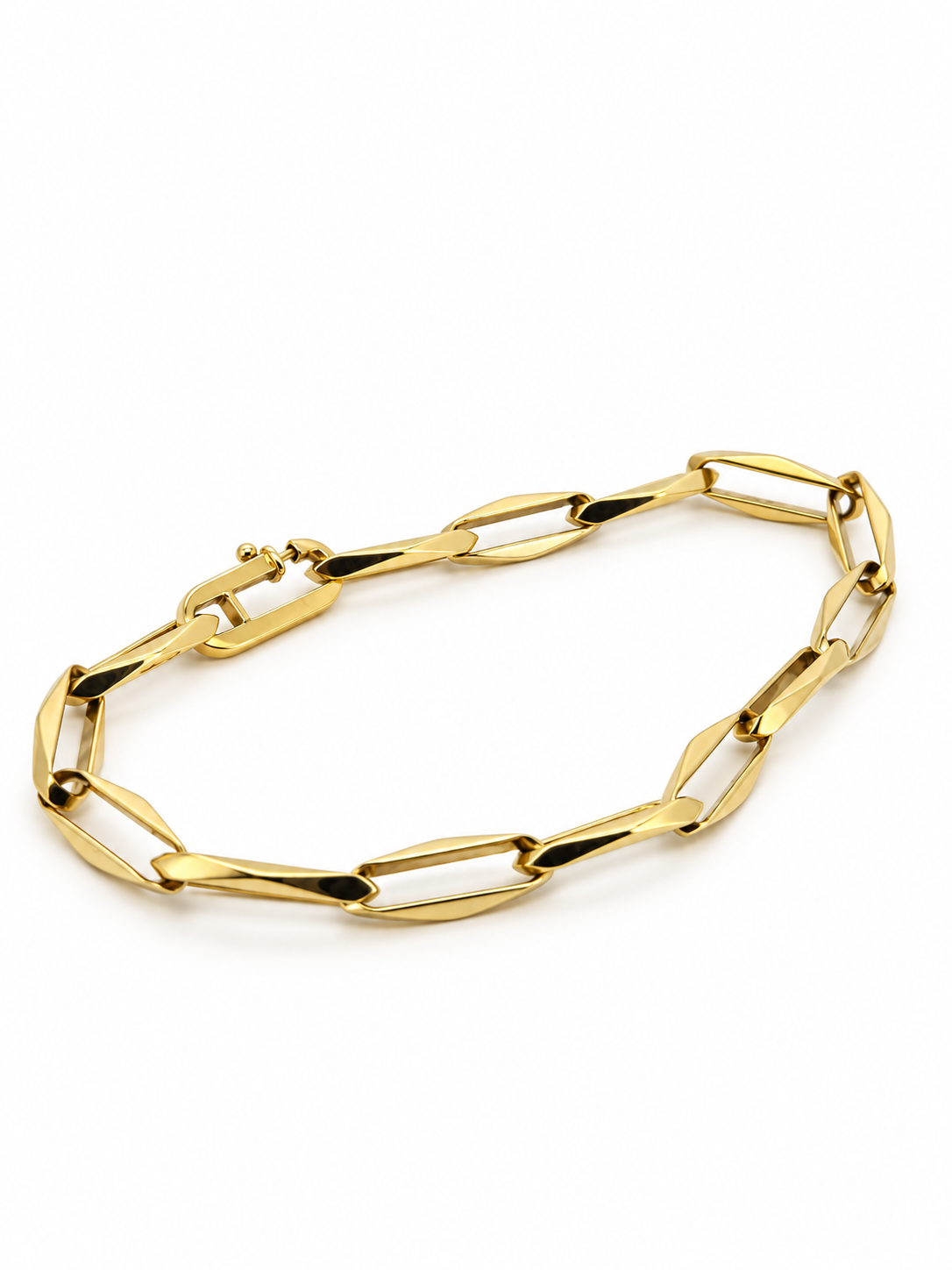 vintage gouden armband 14K closed forever 7.7gr