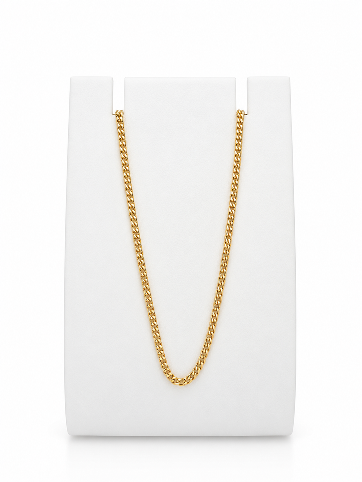 vintage gouden collier 14K gourmette 4.5gr