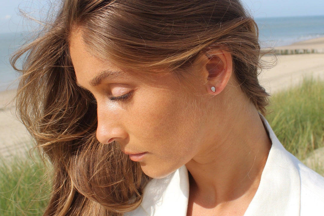 Mini Drop  | As oorstekers Zilver