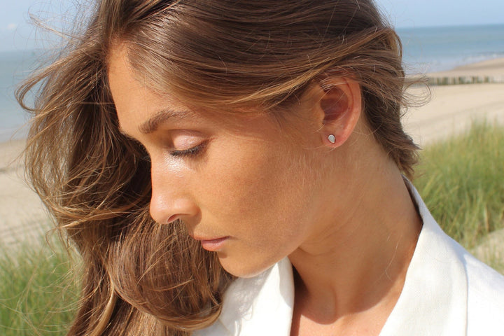 Mini Drop  | As oorstekers Zilver