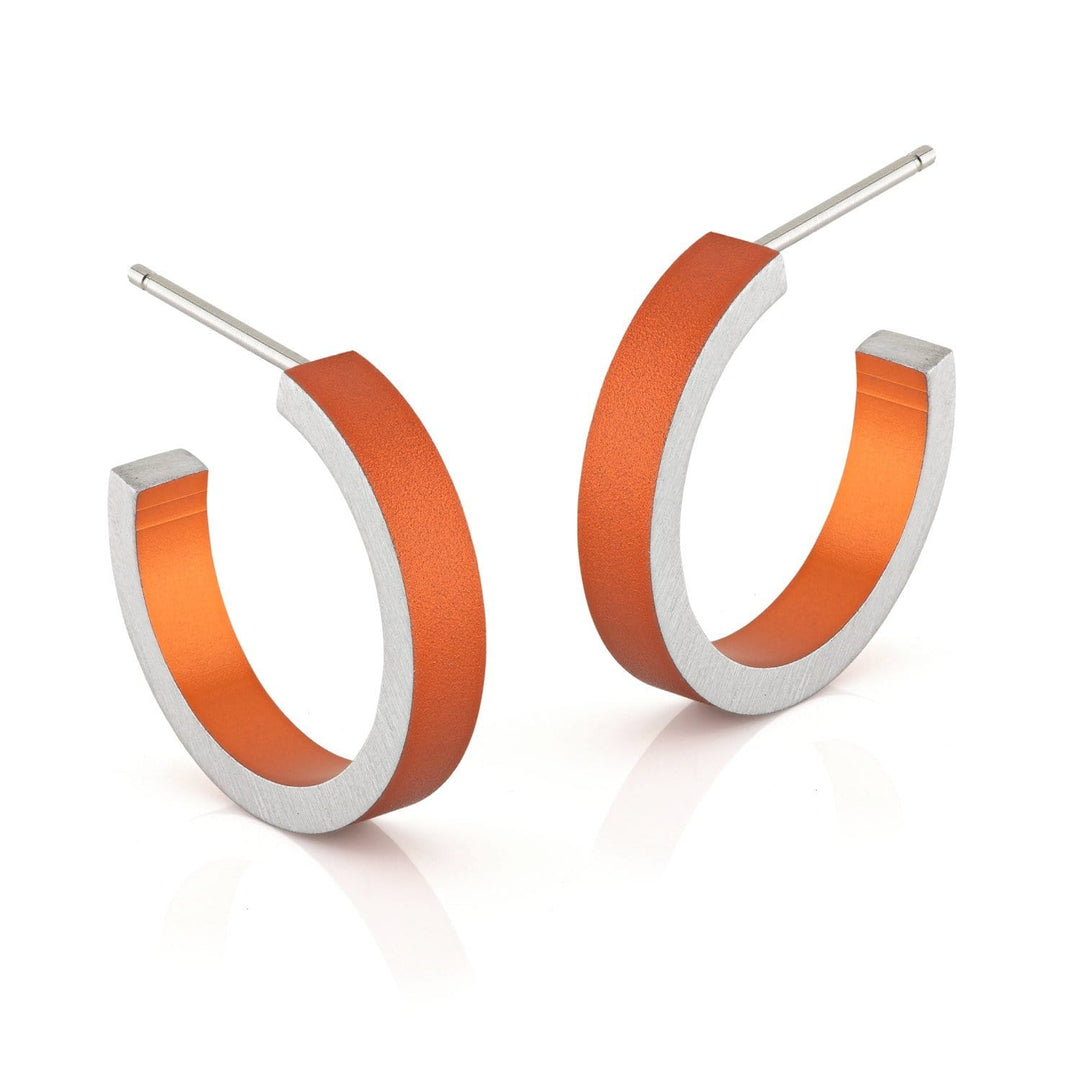 Creolen Ronde ringetjes Oranje O51O
