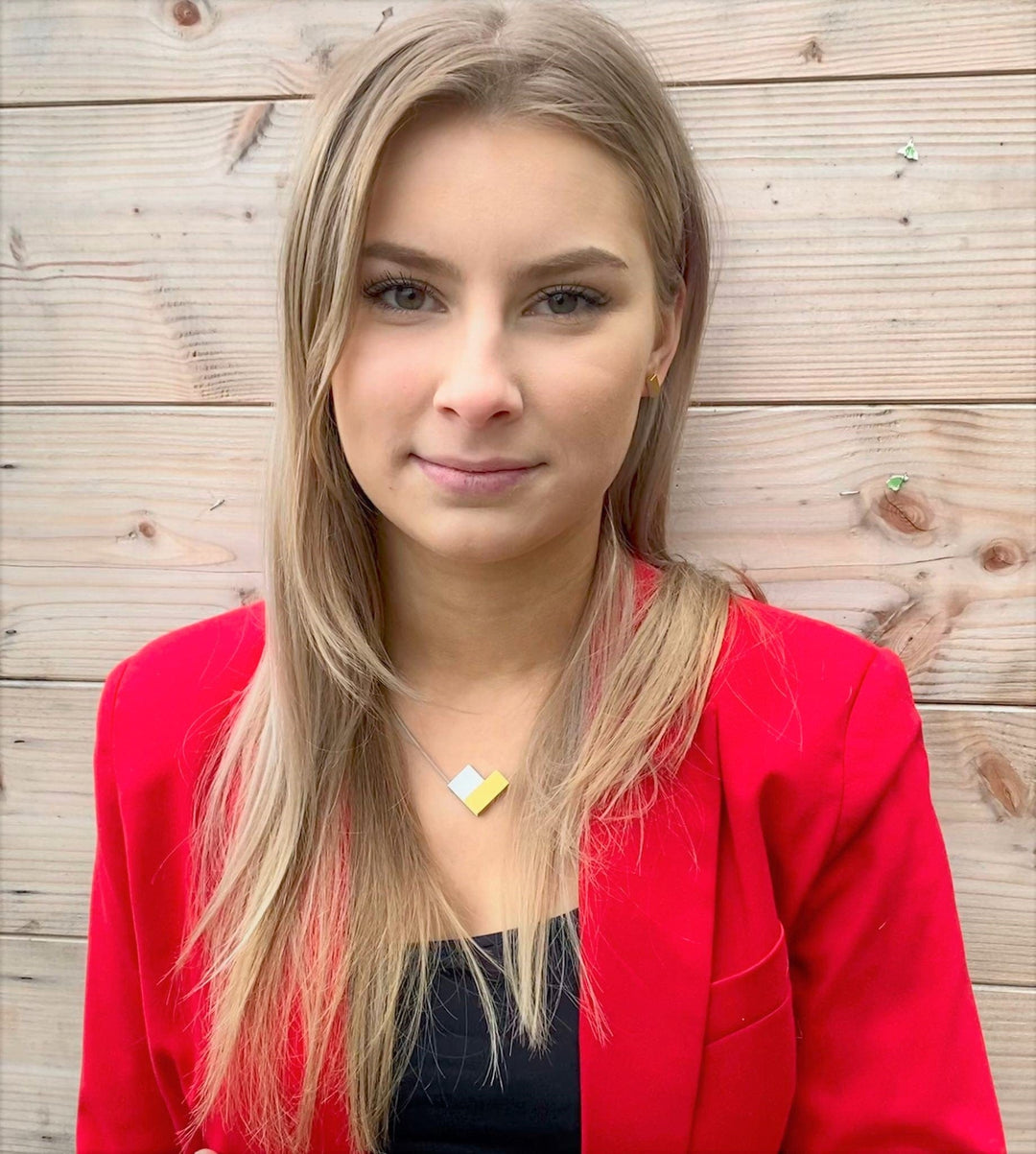 Collier V-vorm Zwart C150Z