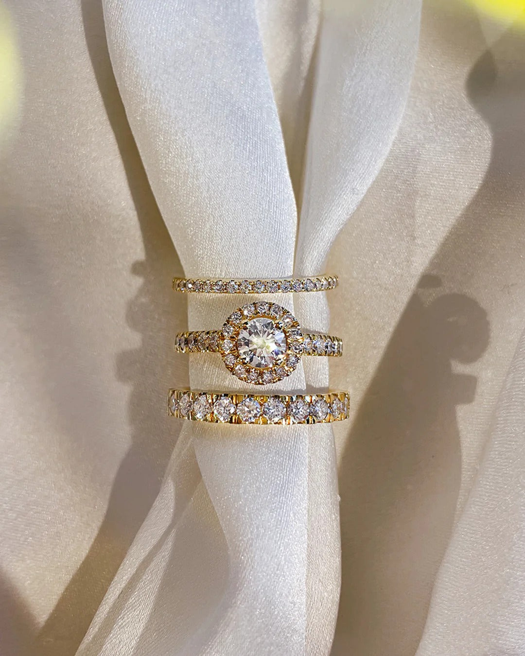 Anillo Emma royal 1,00 crt. oro amarillo