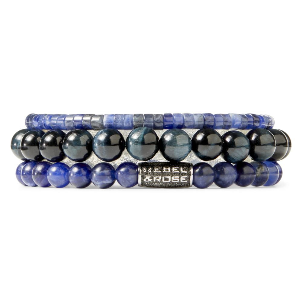 Midnight Blue Vintage - 6mm - Pulsera de hombre