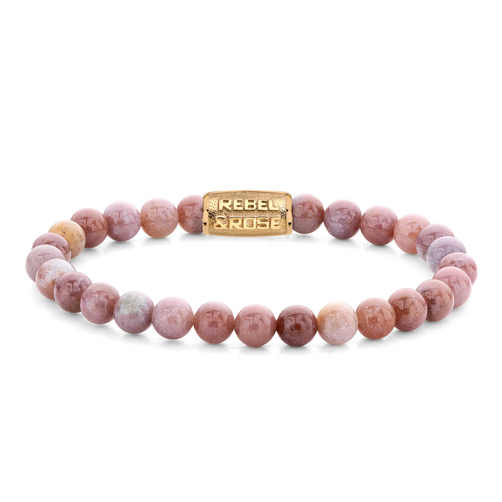 Rose Garden Gold - 6mm - Kralen Armband Dames