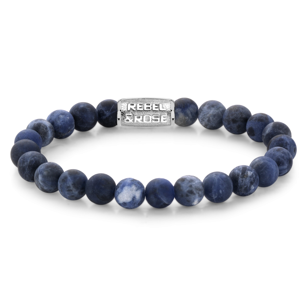 Matt Midnight - 8mm - Heren Kralen Armband