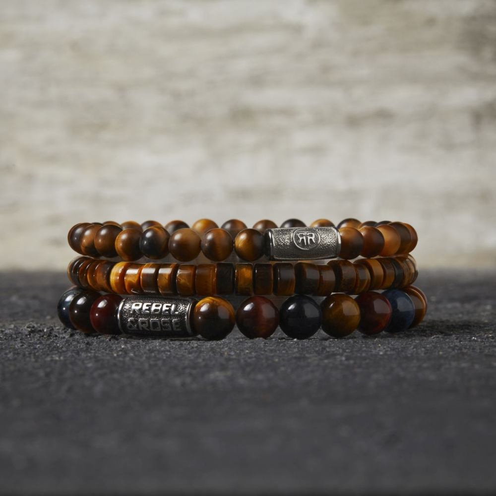 Who's afraid of the Tiger Vintage - 8mm - pulsera de hombre