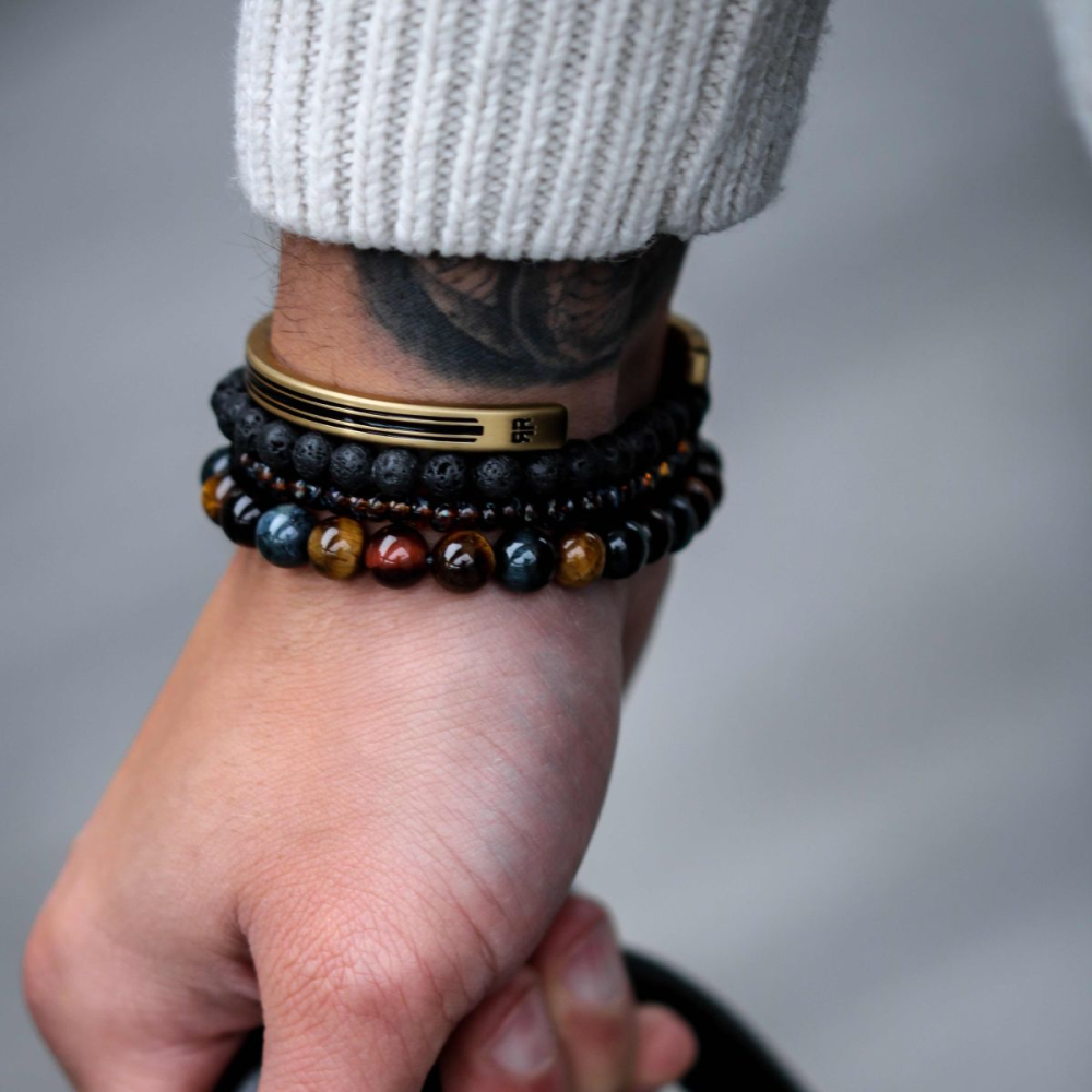 Who's afraid of the Tiger Vintage - 8mm - pulsera de hombre