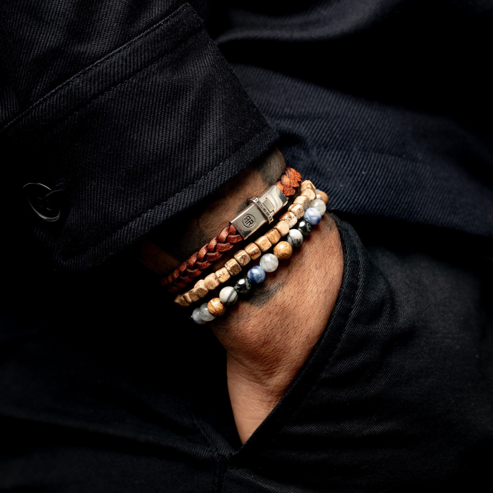 Sunny Days - 6mm - Pulsera de hombre de cuentas