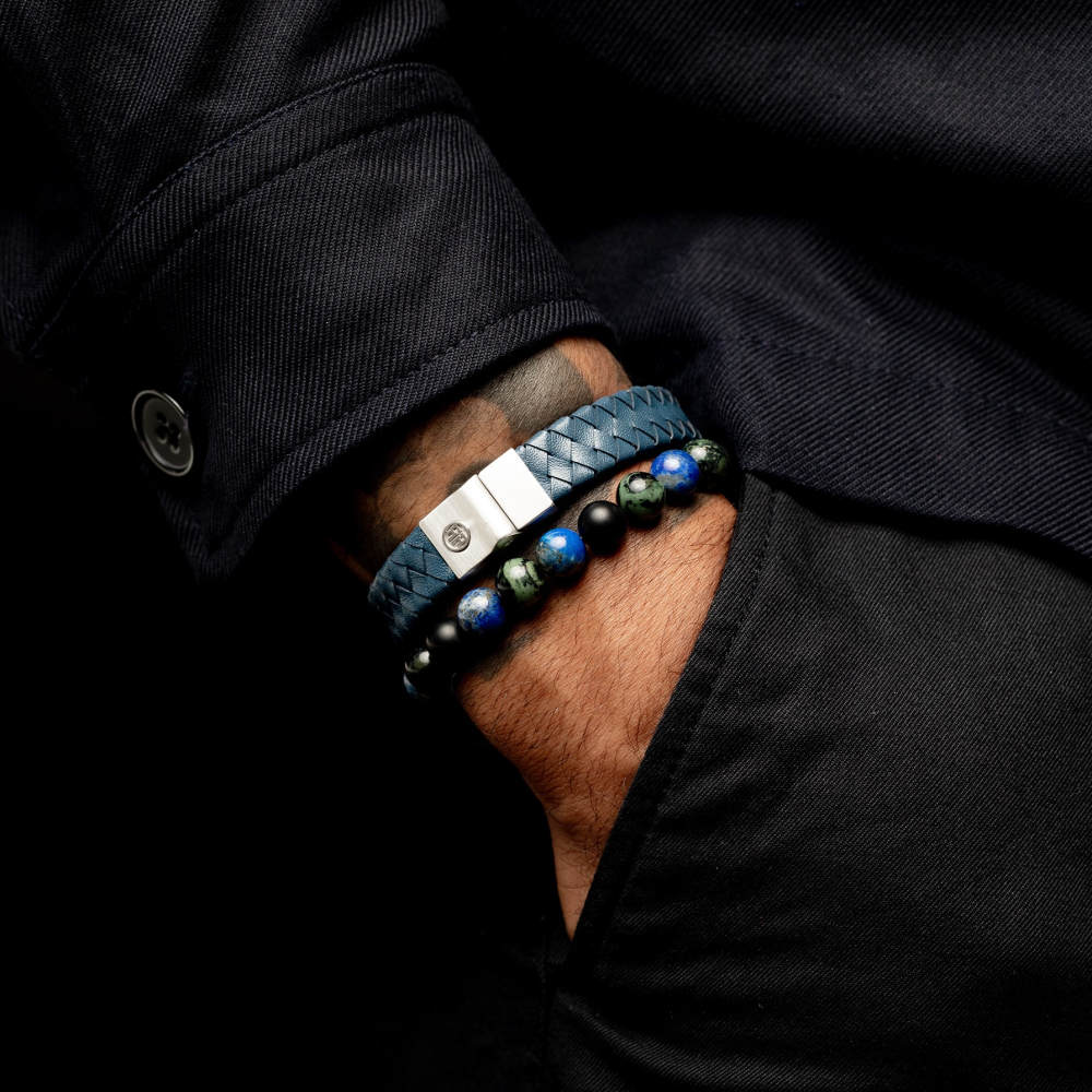 River Deep - 8mm - Pulsera de hombre de cuentas