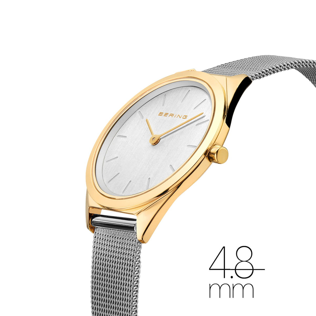bering dames horloge zilveren wijzerplaat - 17031-010
