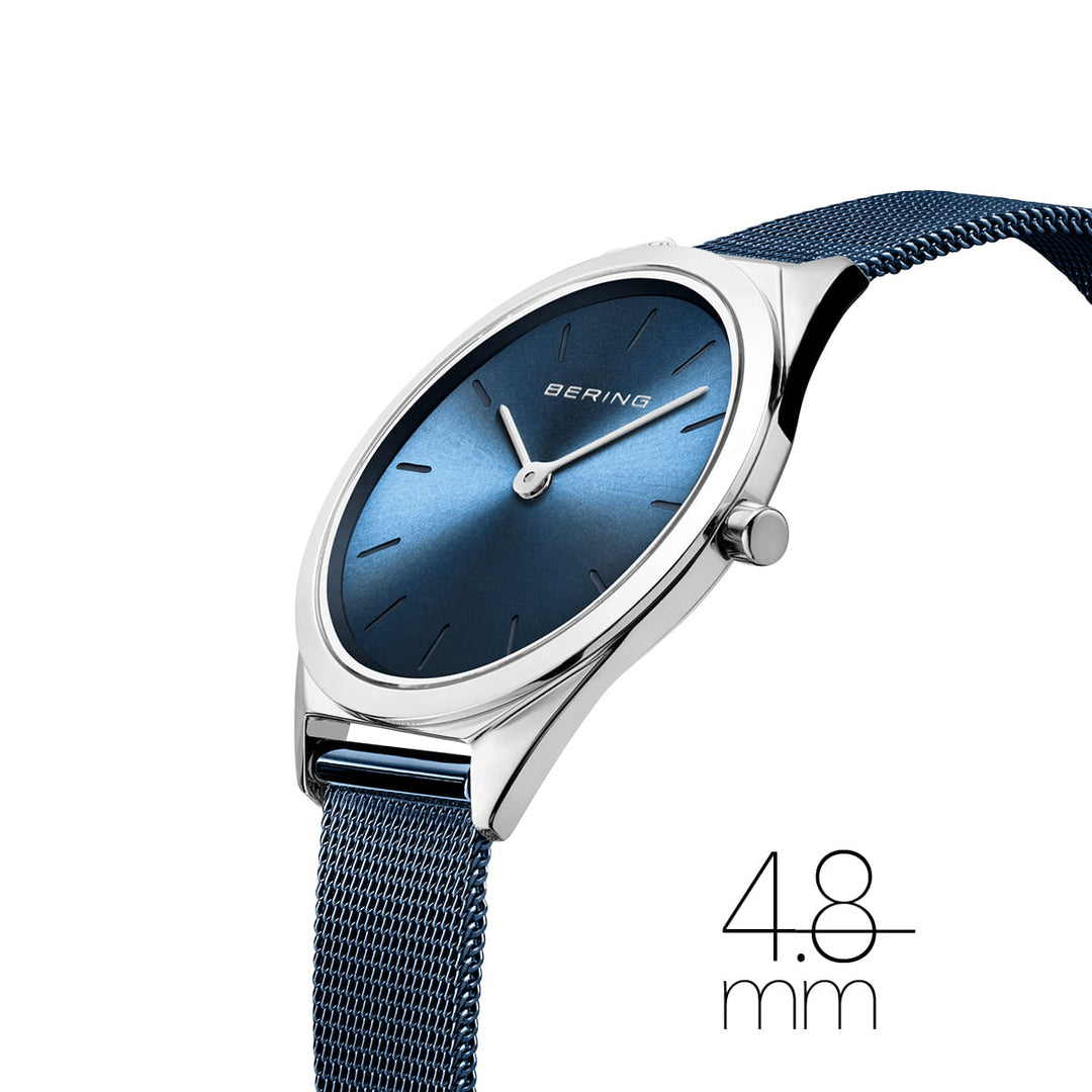 bering unisex horloge blauwe wijzerplaat - 17031-307