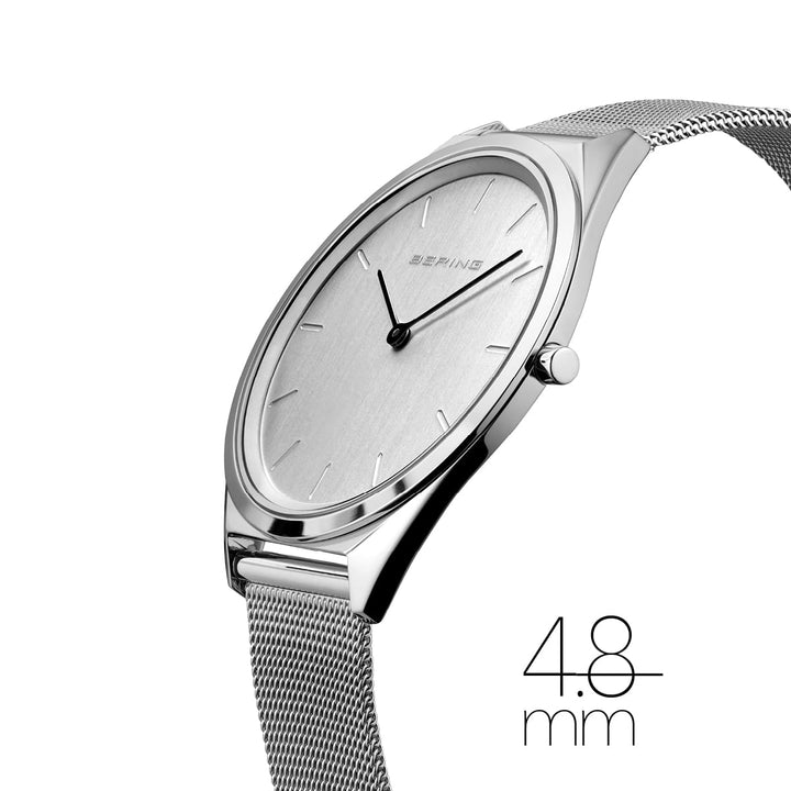 bering unisex horloge zilveren wijzerplaat - 17039-000