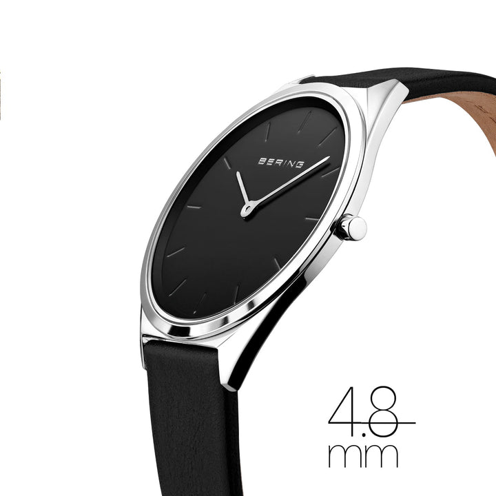 bering unisex horloge zwarte wijzerplaat - 17039-402