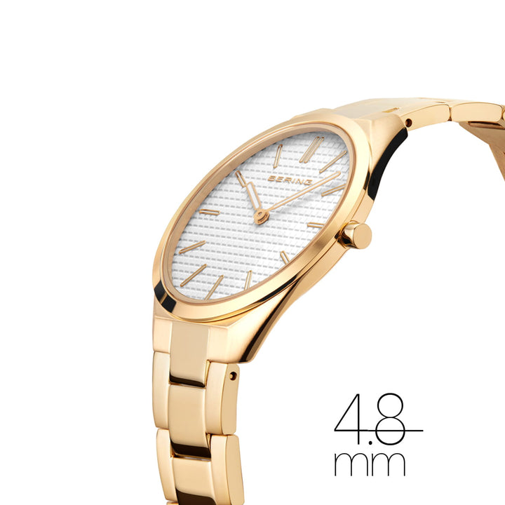 Bering dames horloge witte wijzerplaat - 17231-734