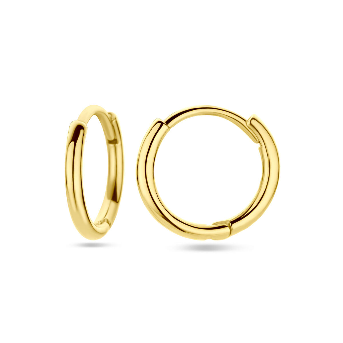 aros 1,5 mm tubo redondo oro amarillo 14K