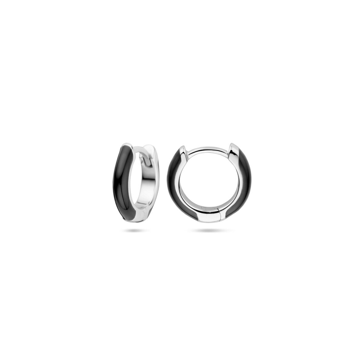 aros de esmalte 10,5 mm plata rodiado
