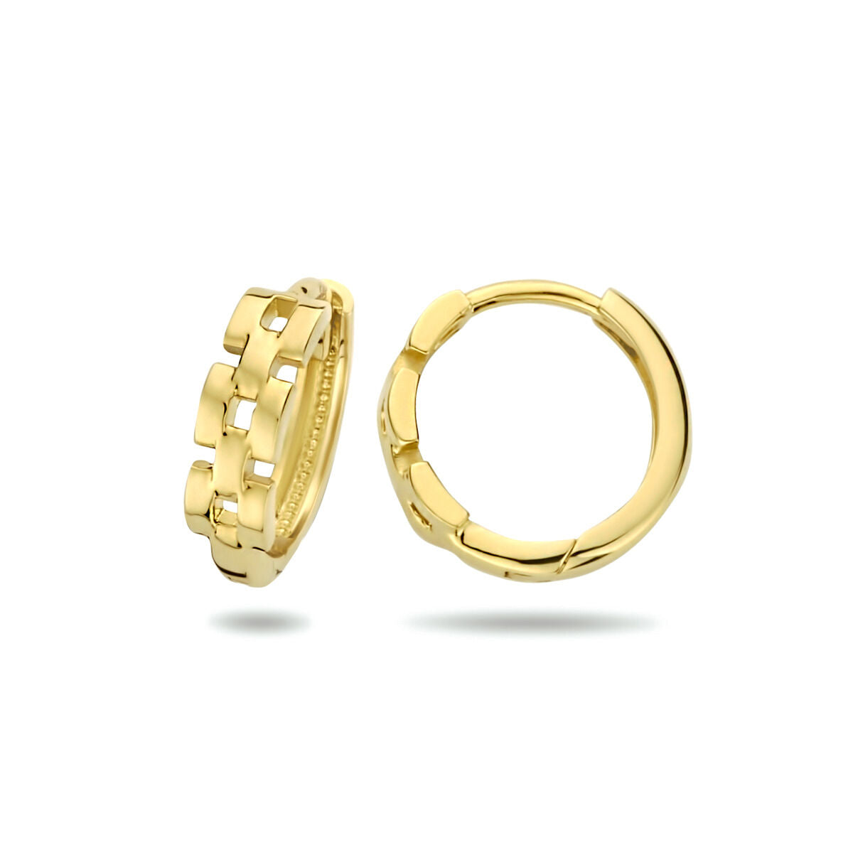 aros de eslabones 14K oro amarillo